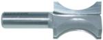 MAGNATE 1308 Finger Nail Router Bit - 1-1/8" Bead Height; 1/4" Cutting Depth; 1/2" Shank Diameter; 1-1/8" Overall Diameter; 1-1/2" Shank Length; 2-Flute Carbide Tipped