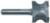 MAGNATE 1322 Finger Nail Router Bit - 3/8" Bead Height; 1/8" Cutting Depth; 1/4" Shank Diameter; 7/8" Overall Diameter; 1-1/4" Shank Length; 2-Flute Carbide Tipped