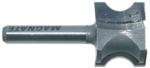 MAGNATE 1322 Finger Nail Router Bit - 3/8" Bead Height; 1/8" Cutting Depth; 1/4" Shank Diameter; 7/8" Overall Diameter; 1-1/4" Shank Length; 2-Flute Carbide Tipped