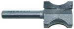 MAGNATE 1323 Finger Nail Router Bit - 1/2" Bead Height; 1/8" Cutting Depth; 1/4" Shank Diameter; 7/8" Overall Diameter; 1-1/4" Shank Length; 2-Flute Carbide Tipped