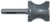 MAGNATE 1324 Finger Nail Router Bit - 5/8" Bead Height; 5/32" Cutting Depth; 1/4" Shank Diameter; 15/16" Overall Diameter; 1-1/4" Shank Length; 2-Flute Carbide Tipped