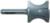 MAGNATE 1325 Finger Nail Router Bit - 3/4" Bead Height; 3/16" Cutting Depth; 1/4" Shank Diameter; 1" Overall Diameter; 1-1/4" Shank Length; 2-Flute Carbide Tipped