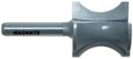 MAGNATE 1325 Finger Nail Router Bit - 3/4" Bead Height; 3/16" Cutting Depth; 1/4" Shank Diameter; 1" Overall Diameter; 1-1/4" Shank Length; 2-Flute Carbide Tipped