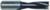 Magnate 1339 Brad Point Boring Bit, 10mm Shank x 57mm OAL - 9.0mm Cutting Diameter; Right Rotation, Carbide Tipped Dowel, 27mm Cutting Length