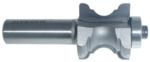 MAGNATE 1342 Classic Astragal Router Bit - 1" Cutting Length; 1/8" & 1/4" Radius; 1-1/8" Overall Diameter; BR-05 Bearing; 1/2" Shank Diameter, 1-1/2" Shank Length, 2-Flute Carbide Tipped