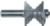 MAGNATE 1364 Double Round Over Molding Router Bit - 3/16" Radius; 1" Bead Height; 1-1/4" Cutting Length; 1-5/8" Overall Diameter; BR-05 Bearing; 1/2" Shank Diameter, 1-1/2" Shank Length, 2-Flute Carbide Tipped