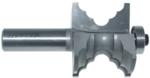 Magnate 1364 Double Round Over Molding Router Bit - 3/16" Radius; 1" Bead Height; 1-1/4" Cutting Length; 1-5/8" Overall Diameter; BR-05 Bearing
