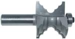MAGNATE 1364 Double Round Over Molding Router Bit - 3/16" Radius; 1" Bead Height; 1-1/4" Cutting Length; 1-5/8" Overall Diameter; BR-05 Bearing; 1/2" Shank Diameter, 1-1/2" Shank Length, 2-Flute Carbide Tipped