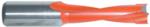 Magnate 4956 Brad Point Boring Bit, 8mm Shank x 55mm OAL - 8.2mm Cutting Diameter; Left Rotation, Carbide Tipped Dowel