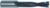 Magnate 1437 Brad Point Boring Bit, 10mm Shank x 70mm OAL - 8.2mm Cutting Diameter; Cutting Length; Right Rotation, Carbide Tipped Dowel, 35mm Cutting Length