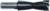Magnate 1449 Brad Point Boring Bit, 10mm Shank x 70mm OAL - 15mm Cutting Diameter; Cutting Length; Right Rotation, Carbide Tipped Dowel, 35mm Cutting Length