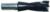 Magnate 1453 Brad Point Boring Bit, 10mm Shank x 70mm OAL - 17mm Cutting Diameter; Cutting Length; Right Rotation, Carbide Tipped Dowel, 35mm Cutting Length