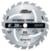 TimberLine 150-200 Contractor Wood Cutting Trim Saw Blade - 6" Diameter; 20 Tooth; 1/2" Bore; .067" Kerf; .051" Plate; ATB Grind, Carbide Tipped, 20-Degree Hook For Portable Machines
