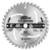 TimberLine 150-400 Contractor Wood Cutting Trim Saw Blade - 6" Diameter; 40 Tooth; 1/2" Bore; .067" Kerf; .051" Plate; ATB Grind, Carbide Tipped, 20-Degree Hook For Portable Machines