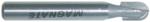 MAGNATE 1503 Extra Deep 1/4" Shank Core Box Router Bit - 1/4" Cutting Diameter; 3/8" Cutting Length; 1/8" Radius; 1-1/4" Shank Length; 2 Flute; Carbide Tipped