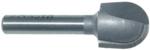 MAGNATE 1506 Extra Deep 1/4" Shank Core Box Router Bit - 5/8" Cutting Diameter; 3/4" Cutting Length; 5/16" Radius; 1-1/4" Shank Length; 2 Flute; Carbide Tipped