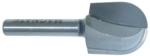 MAGNATE 1507 Extra Deep 1/4" Shank Core Box Router Bit - 3/4" Cutting Diameter; 3/4" Cutting Length; 3/8" Radius; 1-1/2" Shank Length; 2 Flute; Carbide Tipped