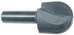 MAGNATE 1513 Extra Deep 1/2" Shank Core Box Router Bit - 1-1/4" Cutting Diameter; 1-1/4" Cutting Length; 5/8" Radius; 1-1/2" Shank Length; 1/2" Shank Diameter, Carbide Tipped