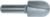 MAGNATE 1519 Extra Deep 1/2" Shank Core Box Router Bit - 7/8" Cutting Diameter; 1-1/4" Cutting Length; 7/16" Radius; 1-1/2" Shank Length; 1/2" Shank Diameter, Carbide Tipped
