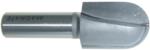 MAGNATE 1519 Extra Deep 1/2" Shank Core Box Router Bit - 7/8" Cutting Diameter; 1-1/4" Cutting Length; 7/16" Radius; 1-1/2" Shank Length; 1/2" Shank Diameter, Carbide Tipped