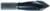Magnate 1547 Thru-Bore Boring Bit, 10mm Shank x 70mm OAL - 14mm Cutting Diameter