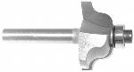 Magnate 1601 Roman Ogee Router Bit - 15/32" Cutting Height; 1/4" Shank Diameter; 5/32" Radius; 1-1/16" Overall Diameter; 1-1/4" Shank Length; Comes with a Magnate BR-02 bearing