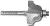 MAGNATE 1605 Roman Ogee Router Bit - 5/8" Cutting Height; 1/4" Shank Diameter; 3/16" Radius; 1-1/8" Overall Diameter; 1-1/4" Shank Length; Comes with a Magnate BR-02 bearing; 2-Flute Carbide Tipped