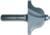 MAGNATE 1609 Roman Ogee Router Bit - 1-1/4" Cutting Height; 1/2" Shank Diameter; 1/2" Radius; 2-1/2" Overall Diameter; 2" Shank Length; Comes with a Magnate BR-03 bearing; 2-Flute Carbide Tipped