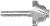 MAGNATE 1625 Plunge Roman Ogee Router Bit - 1" Cutting Diameter; 9/32" Small Diameter; 21/32" Cutting Height; 5/32" Radius; 1/4" Shank Diameter, 1-1/4" Shank Length, 2-Flute Carbide Tipped