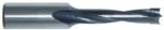 Magnate 4942 Brad Point Boring Bit, 8mm Shank x 55mm OAL - 6.0mm Cutting Diameter; Right Rotation, Carbide Tipped Dowel