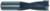Magnate 1643 Brad Point Boring Bit, 10mm Shank x 57mm OAL - 12mm Cutting Diameter; Right Rotation, Carbide Tipped Dowel, 27mm Cutting Length