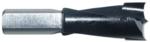 Magnate 1649 Brad Point Boring Bit, 10mm Shank x 57mm OAL - 15mm Cutting Diameter