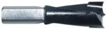 Magnate 1649 Brad Point Boring Bit, 10mm Shank x 57mm OAL - 15mm Cutting Diameter; Right Rotation, Carbide Tipped Dowel, 27mm Cutting Length