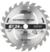 TimberLine 165-240 Contractor Wood Cutting Trim Saw Blade - 6-1/2" Diameter; 24 Tooth; 5/8" Bore; .095" Kerf; .063" Plate; ATB Grind, Carbide Tipped, 20-Degree Hook For Portable Machines