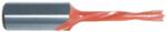 Magnate 4950 Brad Point Boring Bit, 8mm Shank x 55mm OAL - 4.0mm (5/32") Cutting Diameter; Left Rotation, Carbide Tipped Dowel