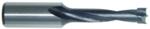 Magnate 4943 Brad Point Boring Bit, 8mm Shank x 55mm OAL - 6.35mm (1/4") Cutting Diameter; Right Rotation, Carbide Tipped Dowel