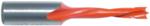 Magnate 1665 Brad Point Boring Bit, 10mm Shank x 57mm OAL - 3/16" Cutting Diameter; Left Rotation, Carbide Tipped Dowel, 27mm Cutting Length