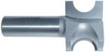 MAGNATE 1703 Bull Nose (Half Round) Router Bit - 1/2" Bead Diameter; 1/4" Radius; 1-3/16" Overall Diameter; 1/2" Shank Diameter, 1-1/2" Shank Length, 2-Flute Carbide Tipped