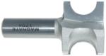 MAGNATE 1704 Bull Nose (Half Round) Router Bit - 5/8" Bead Diameter; 5/16" Radius; 1-5/16" Overall Diameter; 1/2" Shank Diameter, 1-1/2" Shank Length, 2-Flute Carbide Tipped