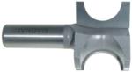 MAGNATE 1705 Bull Nose (Half Round) Router Bit - 3/4" Bead Diameter; 3/8" Radius; 1-7/16" Overall Diameter; 1/2" Shank Diameter, 1-1/2" Shank Length, 2-Flute Carbide Tipped