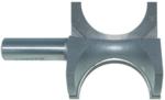 MAGNATE 1709 Bull Nose (Half Round) Router Bit - 1-1/2" Bead Diameter; 3/4" Radius; 2-3/16" Overall Diameter; 1/2" Shank Diameter, 1-1/2" Shank Length, 2-Flute Carbide Tipped