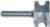 MAGNATE 1721 Bull Nose (Half Round) Router Bit - 1/4" Bead Diameter; 1/8" Radius; 15/16" Overall Diameter; 1/4" Shank Diameter, 1-1/4" Shank Length, 2-Flute Carbide Tipped