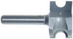 MAGNATE 1721 Bull Nose (Half Round) Router Bit - 1/4" Bead Diameter; 1/8" Radius; 15/16" Overall Diameter; 1/4" Shank Diameter, 1-1/4" Shank Length, 2-Flute Carbide Tipped