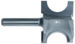 MAGNATE 1724 Bull Nose (Half Round) Router Bit - 5/8" Bead Diameter; 5/16" Radius; 1-5/16" Overall Diameter; 1/4" Shank Diameter, 1-1/4" Shank Length, 2-Flute Carbide Tipped