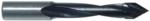 Magnate 1776 Thru-Bore Boring Bit, 10mm Shank x 70mm OAL - 8.0mm Cutting Diameter; Right Rotation, Carbide Tipped 60 Degree V-point, 47mm Cutting Length