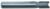 MAGNATE 178 Straight 5 Degree Tapered Router Bit - 3/8" Cutting Diameter; 5/16" Cutting Length; 3/8" Shank Diameter; 2-1/2" Overall Length; Compatible with Castle Pocket Machine, 2-Flute Carbide Tipped, Non-Plunging