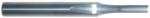 Magnate 1902 O-Flute 1 Flute Straight Router bit - 5/32" Cutting Diameter; 1/2" Cutting Length; 1/4" Shank Diameter; 2-1/2" Overall Length; Solid Carbide, For Soft Plastics