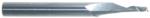 Magnate 1921 O-Flute 1 Flute Up-Cut Spiral Router Bit - 1/8" Cutting Diameter; 3/8" Cutting Length; 1/4" Shank Diameter; 2-1/2" Overall Length; Solid Carbide For Rigid Plastic, Acrylics, Nylons, Solid Surface, Aluminum and Type I Foams