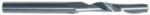 Magnate 1924 O-Flute 1 Flute Up-Cut Spiral Router Bit - 1/4" Cutting Diameter; 1-1/4" Cutting Length; 1/4" Shank Diameter; 3" Overall Length; Solid Carbide For Rigid Plastic, Acrylics, Nylons, Solid Surface, Aluminum and Type I Foams