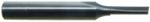 Magnate 1986 Z Flute Straight 1 Flute Router Bit - 5/32" Cutting Diameter; 5/8" Cutting Length; 1/4" Shank Diameter; 2" Overall Length; Solid Carbide, For Plastic or Solid Woods